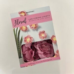 Floral LED STRING LIGHTS Brighten up your space - New in Box